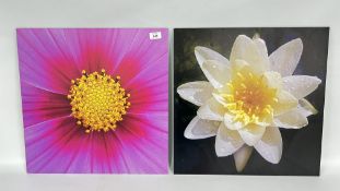 TWO MODERN ABSTRACT ART WORKS,