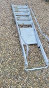 ALUMINIUM 6 STEP PODIUM LADDER.