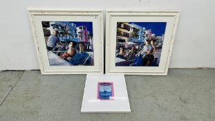 TWO FRAMED AND MOUNTED LIMITED EDITION PRINTS BY DIDIER LOURENCO TO INCLUDE 