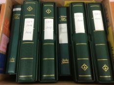 STAMPS: GB FIRST DAY COVERS 2002-2010 IN FOUR LIGHTHOUSE AND TWO MALVERN ALBUMS.