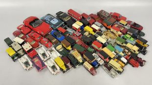 A QUANTITY OF ASSORTED UNBOXED DIE-CAST MODEL VEHICLES TO INCLUDE DAYS GONE,