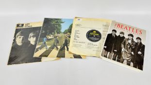 'THE BEATLES UNSEEN ARCHIVE' HARDBACK BOOK, PLUS BEATLES ALBUMS 'ABBEY ROAD',