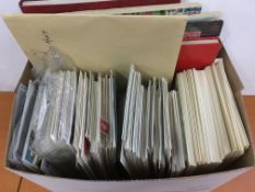 STAMPS: BOX WITH MAINLY GB, CHANNEL ISLANDS ETC IN STOCKBOOK AND LOOSE,