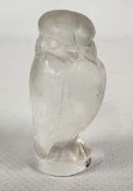 A LALIQUE HAWK H 5CM.