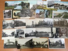 POSTCARDS: PACKET OF MAINLY OLDER NORFOLK INCLUDING NORWICH 1911 CORONATION DECORATIONS IN ROYAL