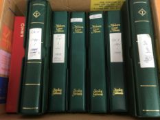 STAMPS: GB FIRST DAY COVERS 1980-2001 IN TWO LIGHTHOUSE, FOUR MALVERN AND ONE OTHER ALBUMS.