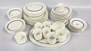 A QUANTITY OF WEDGWOOD SUSIE COOPER DESIGN CHARISMA BONE CHINA DINNERWARE, 57 PIECE (1 CUP A/F).