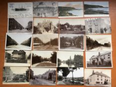POSTCARDS: PACKET OF MAINLY UK VIEWS, RPs OF MOSELEY (3), SANDGATE, PADDINGTON ETC. (20).