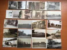 POSTCARDS: PACKET OF NORFOLK TO INCLUDE 1912 FLOOD AT HOMERSFIELD RP, NORWICH BARRACKS RP,