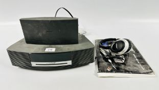 BOSE WAVE MUSIC SYSTEM MODEL AWR CC5 PLUS BOSE WAVE DAB MODULE AND INSTRUCTIONS AND PAIR OF BOSE