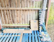 ALUMINIUM ROTARY WASHING LINE, 2.