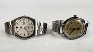 PULSAR Y563-8329 DESIGNER WRIST WATCH ON STAINLESS STEEL STRAP,