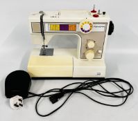 VINTAGE TOYOTA 2600LX SEWING MACHINE, COMPLETE WITH FOOT PEDAL - SOLD AS SEEN.