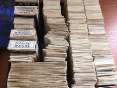 EPHEMERA: BOX WITH VARIOUS, 1918 WW1 SCRAP BOOK, THE TIMES TEN SHEET ROAD MAP OF ENGLAND AND WALES,