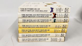 A GROUP OF SEVEN REFERENCE BOOKS TO INCLUDE MOTHS AND BUTTERFLIES, INCLUDING HARLEY BOOKS,