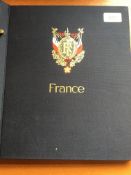 STAMPS: FRANCE COLLECTION TO 1945 IN A DAVO PRINTED ALBUM.