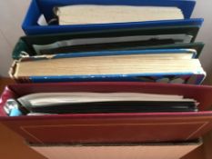 STAMPS: BOX WITH A COLLECTION USA IN TWO VOLUMES, 1988 OLYMPIC MASTERFILE,