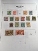 STAMPS: SG/DAVO PRINTED ALBUM WITH A MODEST COLLECTION 1840 TO 1980's USED FROM 1d BLACK (2),