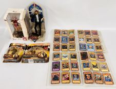 COLLECTION OF BOXED FIGURES AND KONAMI CARDS TO INCLUDE - SHINING TEARS MAO 1/8 PVC FIGURE,