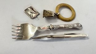 A SILVER 1947 BIRMINGHAM LONGER LEAD PENCIL,