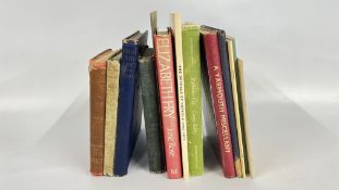 A QUANTITY OF LOCAL INTEREST BOOKS TO INCLUDE HOUGHTON AND THE WALPOLES,