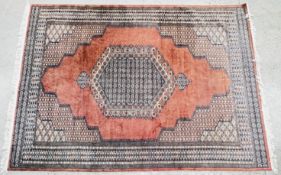 A PERSIAN ARDABIL STYLE RUG, 293 X 190CM.