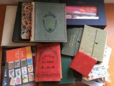 STAMPS: BOX WITH A FAMILY COLLECTION IN ALBUMS AND LOOSE,