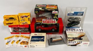 A TRAY OF 11 BOXED MODELS IN VARIOUS SIZES.