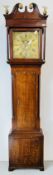 ANTIQUE MAHOGANY CASED LONG CASE CLOCK, THE FACE MARKED W.