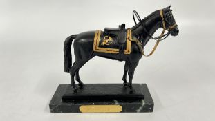 LIMITED EDITION COLD PAINTED METAL MODEL OF H.M.