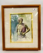 AN ORIGINAL WATERCOLOUR 