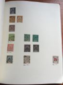 STAMPS: SG SENATOR MEDIUM ALBUM WITH A SMALL COLLECTION OF MARTINIQUE TO INCLUDE 1873 AND 1903