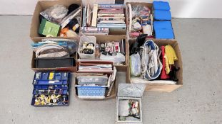 7 X BOXES OF GOOD QUALITY NEEDLE CRAFT,