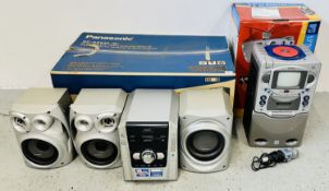PANASONIC SC-AK640 CD STEREO SYSTEM ALONG WITH A 5.