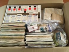 TRADE CARDS: BOX WITH AN EXTENSIVE RANGE OF MAINLY BROOKE BOND SETS AND ODDS SORTED INTO SMALL