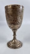 AN ANTIQUE SILVER TROPHY CUP, SHEFFIELD 1937 MAKER EV.
