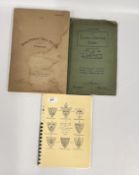 TWO VINTAGE ESTATE SALE CATALOGUES TO INCLUDE EXAMPLES MARKED 