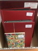 STAMPS: BOX WITH CEYLON / SRI LANKA IN FOUR STOCKBOOKS, ALL REIGNS, MAINLY USED WITH DUPLICATION.