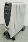 A DELONGHI RAPIDO OIL FILLED RADIATOR - SOLD AS SEEN.