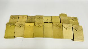 A BOX CONTAINING A COLLECTION OF 1920'S LARGE FORMAT CELLULOID NEGATIVES SAILING RELATED WEST