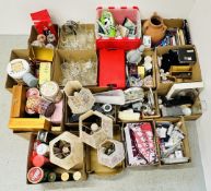 16 X BOXES OF ASSORTED HOUSEHOLD SUNDRIES TO INCLUDE BOXED TRESEMME CERAMIC HOT BRUSH,