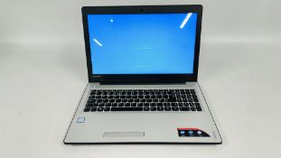 LENOVO IDEAPAD 310 LAPTOP COMPUTER COMPLETE WITH CHARGER - SOLD AS SEEN.