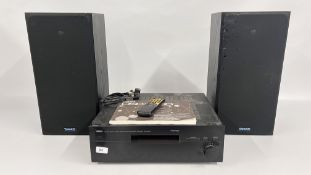 YAMAHA DSP-E580 NATURAL SOUND DIGITAL SOUND FIELD PROCESSOR / AMPLIFIER WITH REMOTE AND