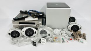 YAMAHA NATURAL SOUND AV AMPLIFIER DSP-AX759SE COMPLETE WITH INSTRUCTION BOOK AND REMOTE PLUS KEF 5.