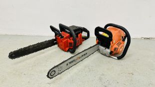 WESTMAC CHAINSAW + ONE OTHER UNBRANDED CHAINSAW.