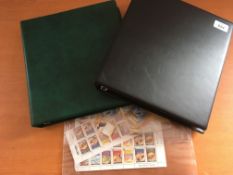 STAMPS: SMALL COLLECTION GB PRESENTATION PACKS (61) AND A FEW COVERS IN TWO KESTREL ALBUMS,