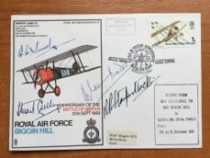 SIGNED COVERS: 1969-71 COVERS BEARING SIGNATURES OF AIREY NEAVE (THIS COVER DAMAGED),