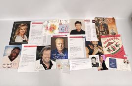A GROUP OF ASSORTED EPHEMERA TO INCLUDE PUBLICITY CHARITY PHOTOS AND RELATED PAPERWORK FRANK BRUNO,