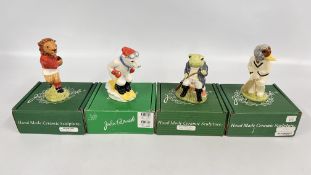 FOUR BESWICK ROYAL DOULTON LIMITED EDITION 