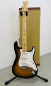 A FENDER STRATOCASTER AMERICAN VINTAGE RE-ISSUE WITH SYNCHRONISED TREMOLO (ESTIMATED PRODUCTION